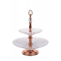Suporte  Rose e  Cristal   2 andares  Suporte  Rose e  Cristal   2 andares